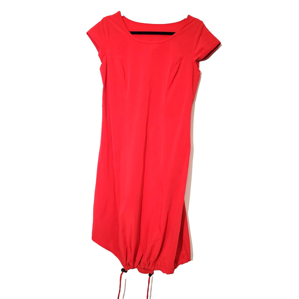 Babette LAGENLOOK Womens XS Parachute Dress Art To Wear‎ Gathered Ruched Unique